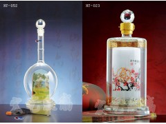 河间工艺酒瓶制造企业-宏艺玻璃制品厂家定制内画酒瓶