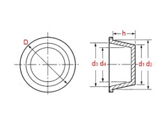 锥形盖塞_鸿仁_侧边拉片锥形塞图3